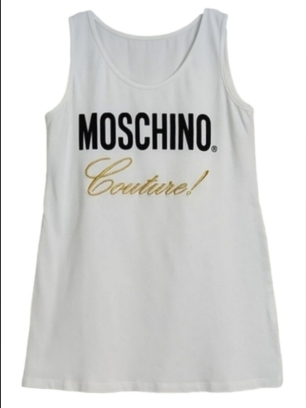 Moschino Couture! White Girls Tank, Size 11-12? ~ EUC*